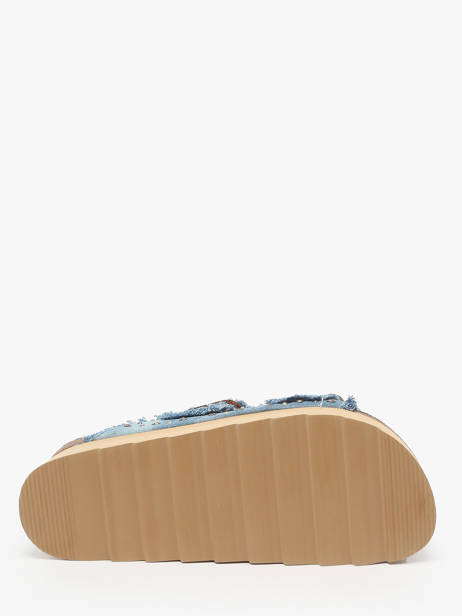 Slippers Fusbett Platform Colors of california Blauw women HCBES41 ander zicht 4