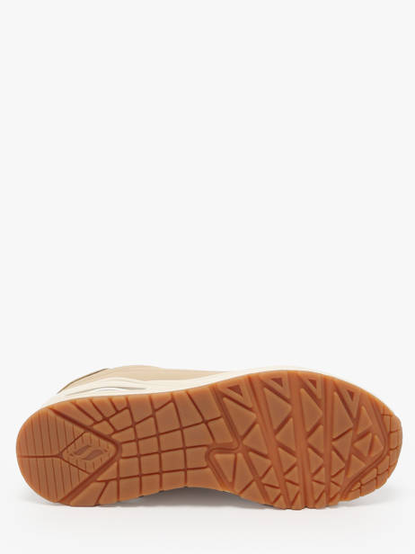 Sneakers Uno Shimmer Away Skechers Beige women 155196 ander zicht 5