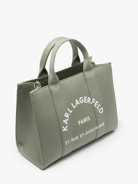 Handtas Rsg Katoen Karl lagerfeld Groen rsg A1W50010 ander zicht 2