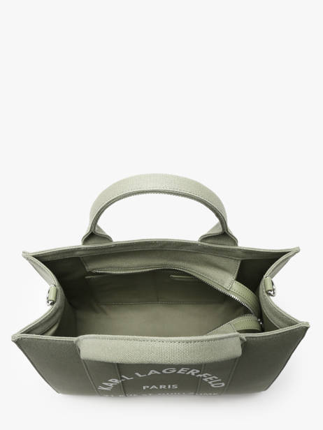 Handtas Rsg Katoen Karl lagerfeld Groen rsg A1W50010 ander zicht 3