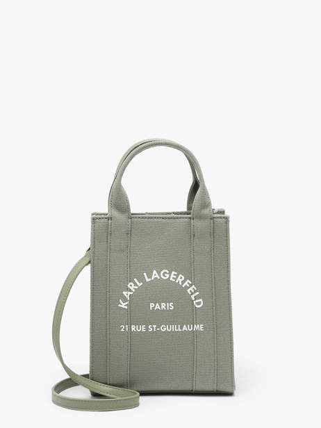 Cross Body Tas Rsg Katoen Karl lagerfeld Groen rsg A1W50039