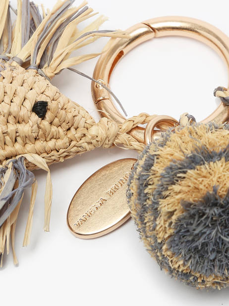 Sleuterhanger Poisson Raffia Vanessa bruno Veelkleurig charms 96V42984 ander zicht 1