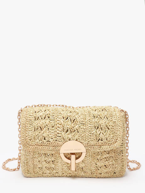 Crossbody Tas Moyen Moon Raffia Vanessa bruno Goud moon raphia 91V40533