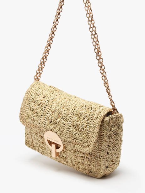 Crossbody Tas Moyen Moon Raffia Vanessa bruno Goud moon raphia 91V40533 ander zicht 2