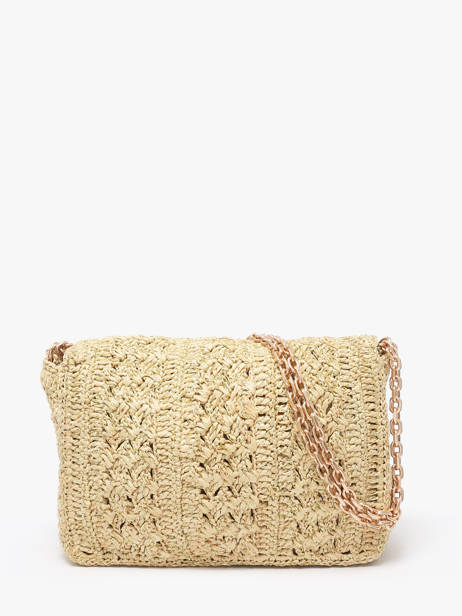 Crossbody Tas Moyen Moon Raffia Vanessa bruno Goud moon raphia 91V40533 ander zicht 4