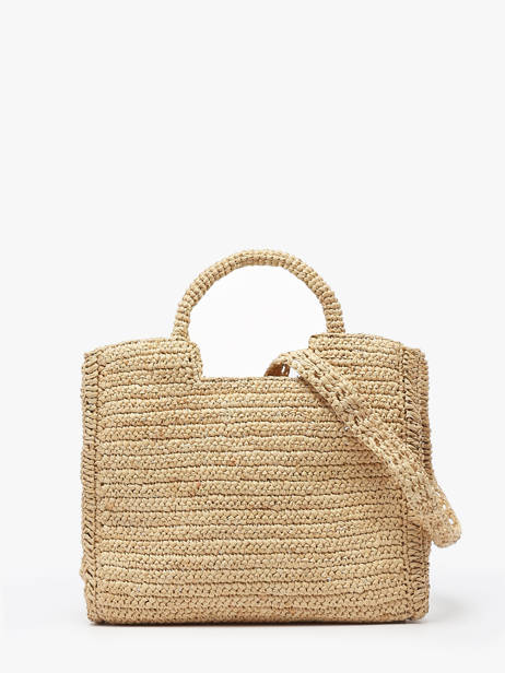 Kleine Handtas Raffia Vanessa bruno Beige cabas raphia 60V40884 ander zicht 4