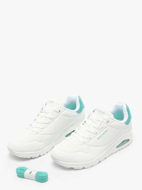 Sneakers Uno Pop Back Skechers Wit women 177092 ander zicht 2