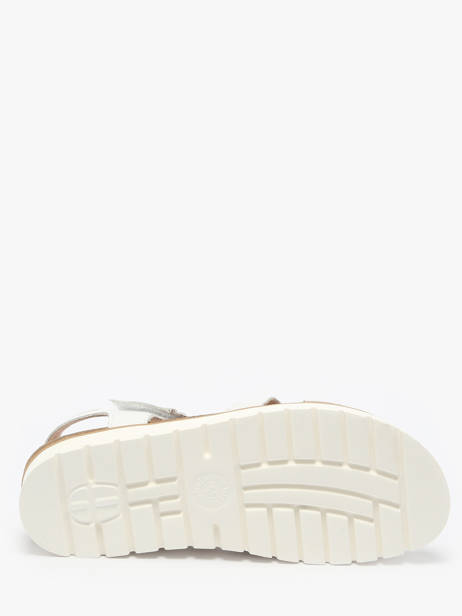 Sandalen Thina Uit Leder Mephisto Wit women P5146718 ander zicht 4