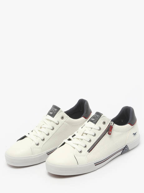 Sneakers Mustang Wit men 4162303 ander zicht 2