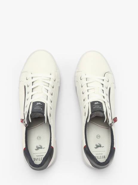 Sneakers Mustang Wit men 4162303 ander zicht 4