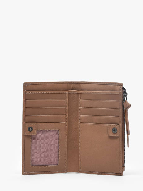 Portefeuille Leder Biba Bruin wallet 12138 ander zicht 1