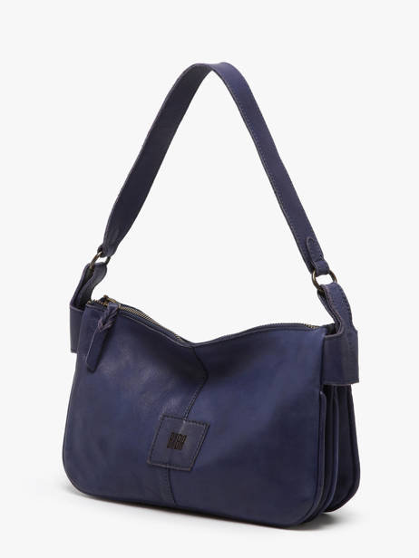 Cross Body Tas Heritage Leder Biba Violet heritage BT18 ander zicht 2