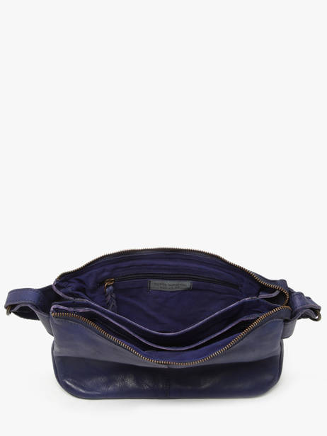 Cross Body Tas Heritage Leder Biba Violet heritage BT18 ander zicht 3