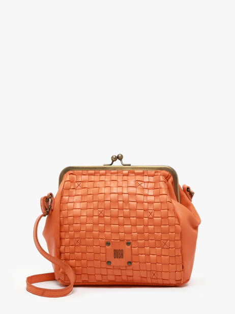 Cross Body Tas Heritage Leder Biba Oranje heritage KA21