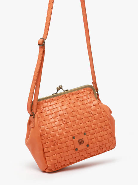 Cross Body Tas Heritage Leder Biba Oranje heritage KA21 ander zicht 2
