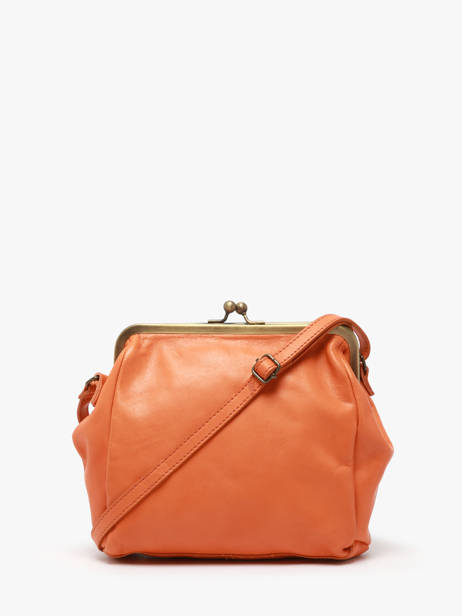 Cross Body Tas Heritage Leder Biba Oranje heritage KA21 ander zicht 4