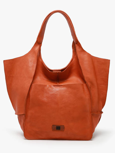 Schoudertas Heritage Leder Biba Oranje heritage HOM1L