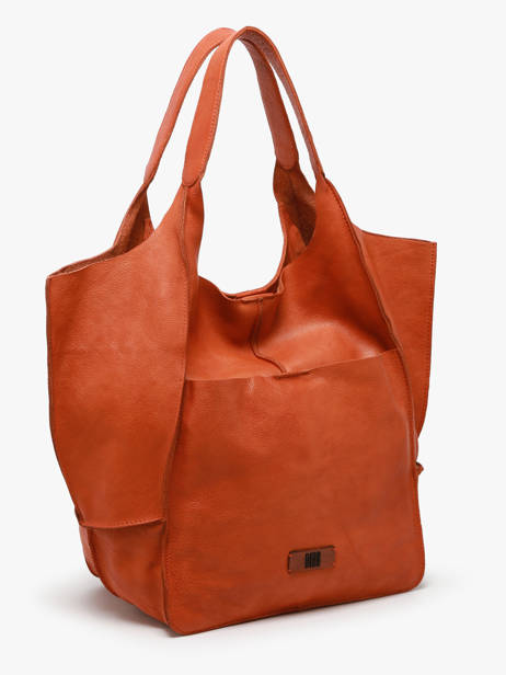 Schoudertas Heritage Leder Biba Oranje heritage HOM1L ander zicht 2