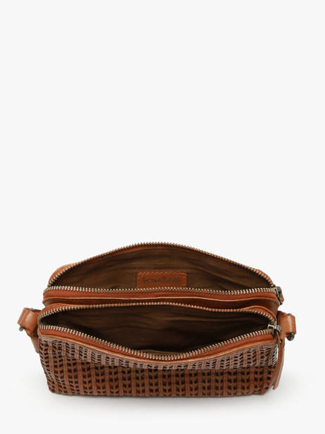 Cross Body Tas Heritage Leder Biba Bruin heritage MOA3L ander zicht 3