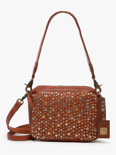 Cross Body Tas Heritage Leder Biba Bruin heritage LOS1L