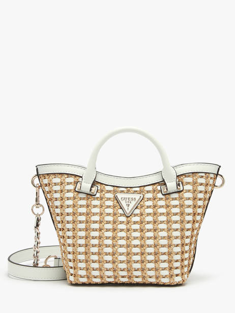Cross Body Tas Atalia Raphia Guess Wit atalia WG964775