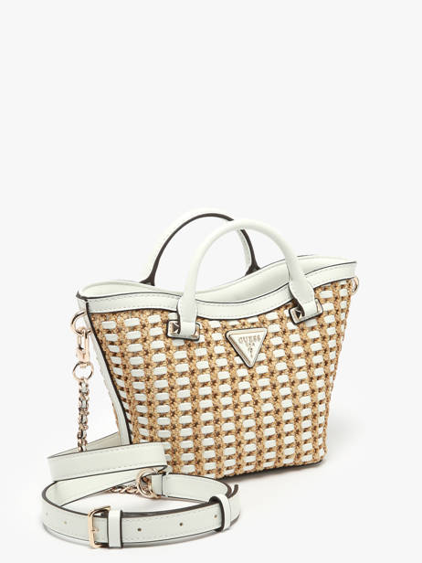 Cross Body Tas Atalia Raphia Guess Wit atalia WG964775 ander zicht 2