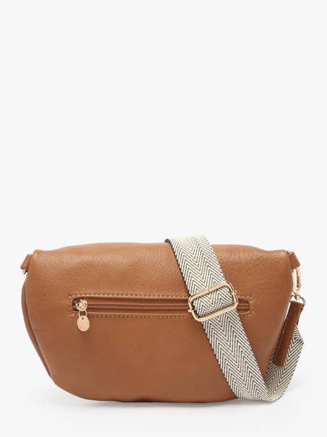Heuptasje Lulu castagnette Bruin zip YSALINE ander zicht 3