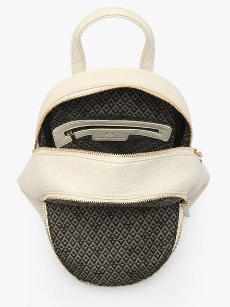 Rugzak Lulu castagnette Beige zip WILLO ander zicht 3