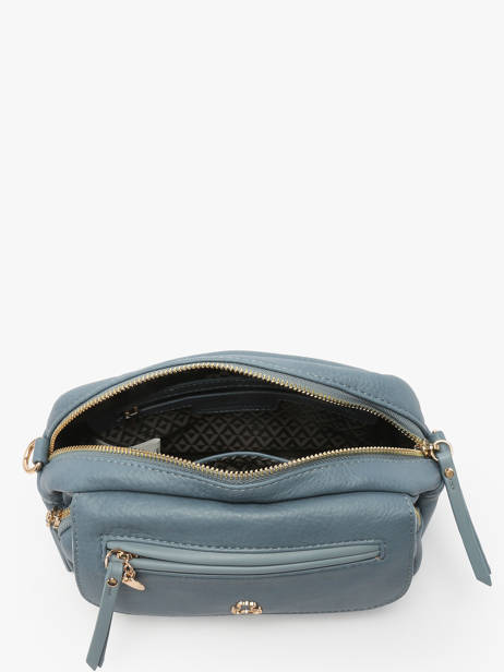 Cross Body Tas Zip Lulu castagnette Blauw zip VICTOIRE ander zicht 3