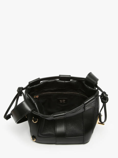 Cross Body Tas Elles Leder Lancel Zwart elles A13357 ander zicht 3