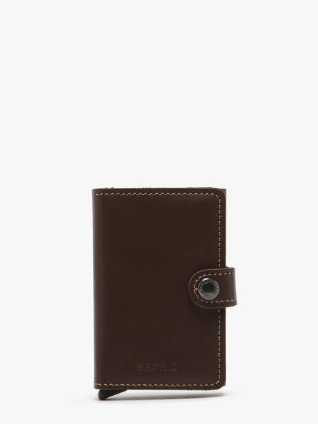 Kaarthouder Original Leder Secrid Bruin original MO