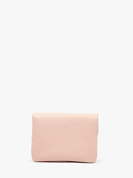 Portemonnee Leder Milano Roze caviar CA23092 ander zicht 2