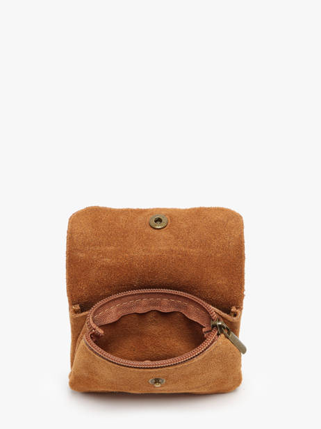 Portemonnee Leder Milano Bruin velvet VE23091 ander zicht 1
