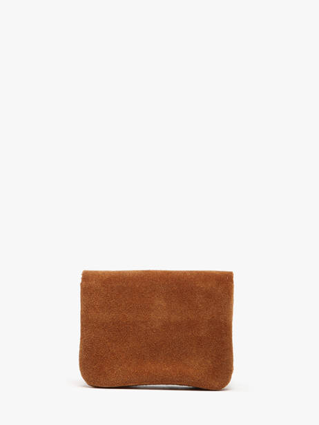 Portemonnee Leder Milano Bruin velvet VE23091 ander zicht 2