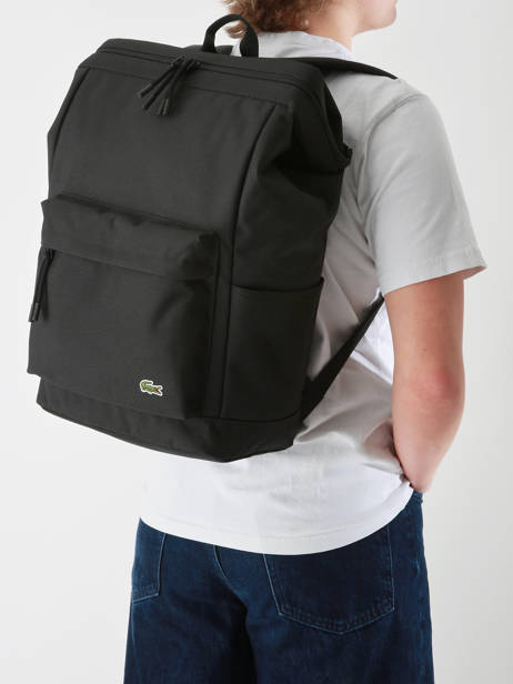Business Rugzak Lacoste Zwart neo croc NU4598NE ander zicht 1