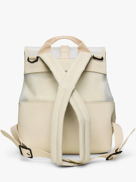 Rugzak 1 Compartiment Rains Beige city 14140 ander zicht 3