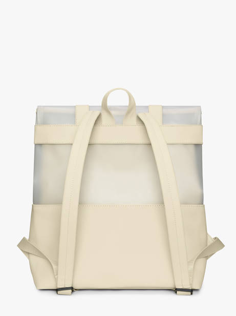Rugzak 1 Compartiment Rains Beige city 14290 ander zicht 3