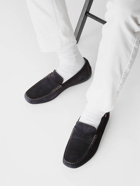 Stadsschoenen Afelpado Uit Leder Fluchos Blauw men F2207 ander zicht 1