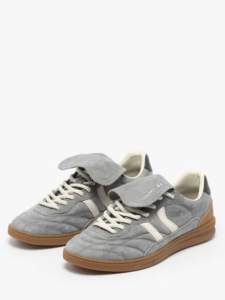 Sneakers Becks X Uit Leder Coolway Grijs women 7603165 ander zicht 2