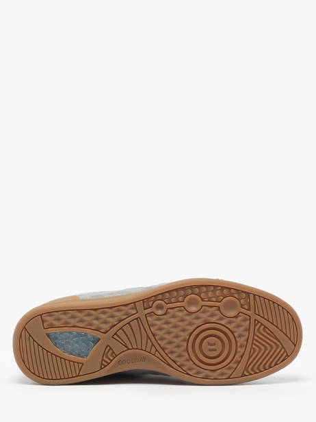Sneakers Becks X Uit Leder Coolway Grijs women 7603165 ander zicht 5