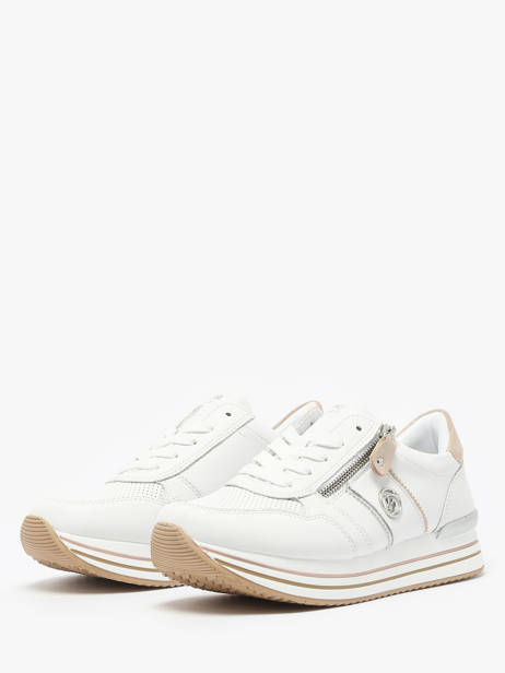 Sneakers Uit Leder Remonte Wit women 81 ander zicht 2