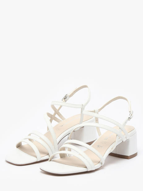 Sandalen Met Hak Uit Leder Tamaris Wit women 42 ander zicht 1