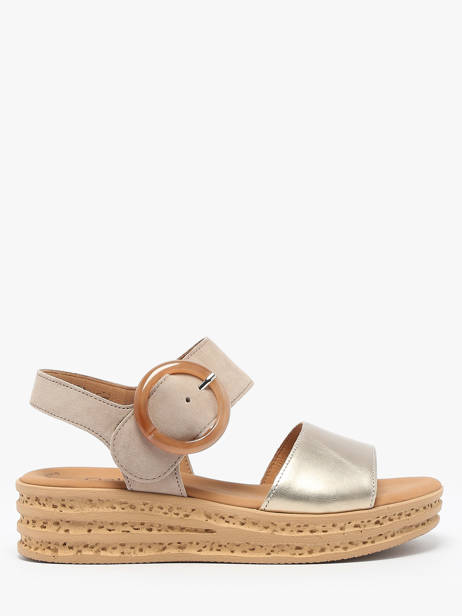 Sandalen Uit Leder Gabor Goud women 62