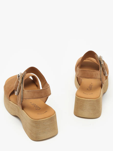 Sandalen Uit Leder Gabor Bruin women 14 ander zicht 2