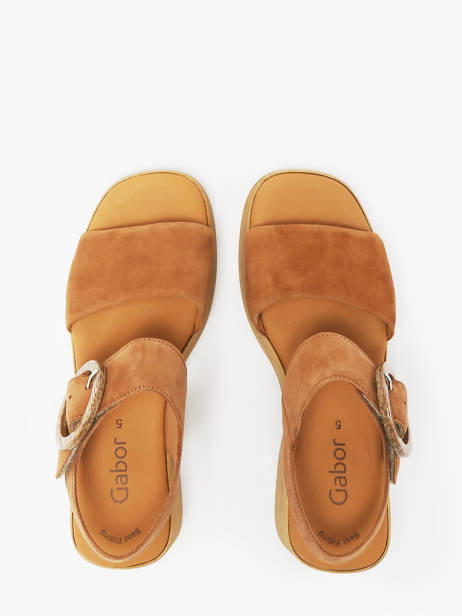 Sandalen Uit Leder Gabor Bruin women 14 ander zicht 3