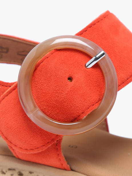 Sandalen Uit Leder Gabor Oranje women 13 ander zicht 2
