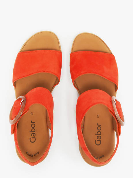 Sandalen Uit Leder Gabor Oranje women 13 ander zicht 3