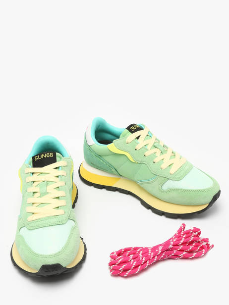 Sneakers Ally Color Explosion Sun68 Groen women Z35204 ander zicht 3