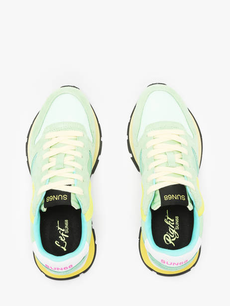Sneakers Ally Color Explosion Sun68 Groen women Z35204 ander zicht 4