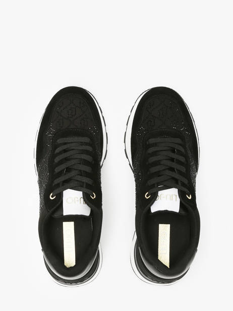 Sneakers Amazing 20 Uit Leder Liu jo Zwart women BA5043PX ander zicht 4